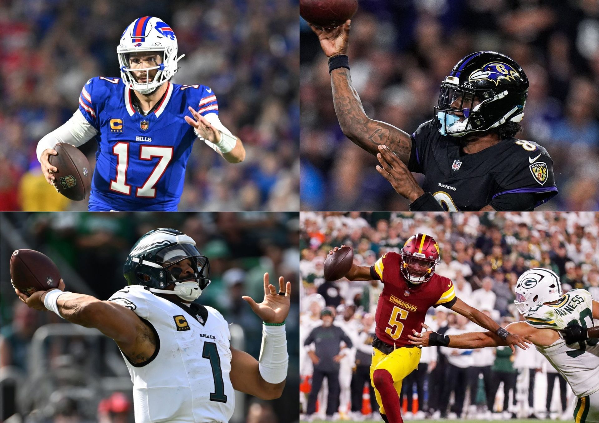 Week 4 Fantasy Football QB Rankings and Picks feat. Josh Allen, Lamar Jackson, Jalen Hurts, and Jayden Daniels