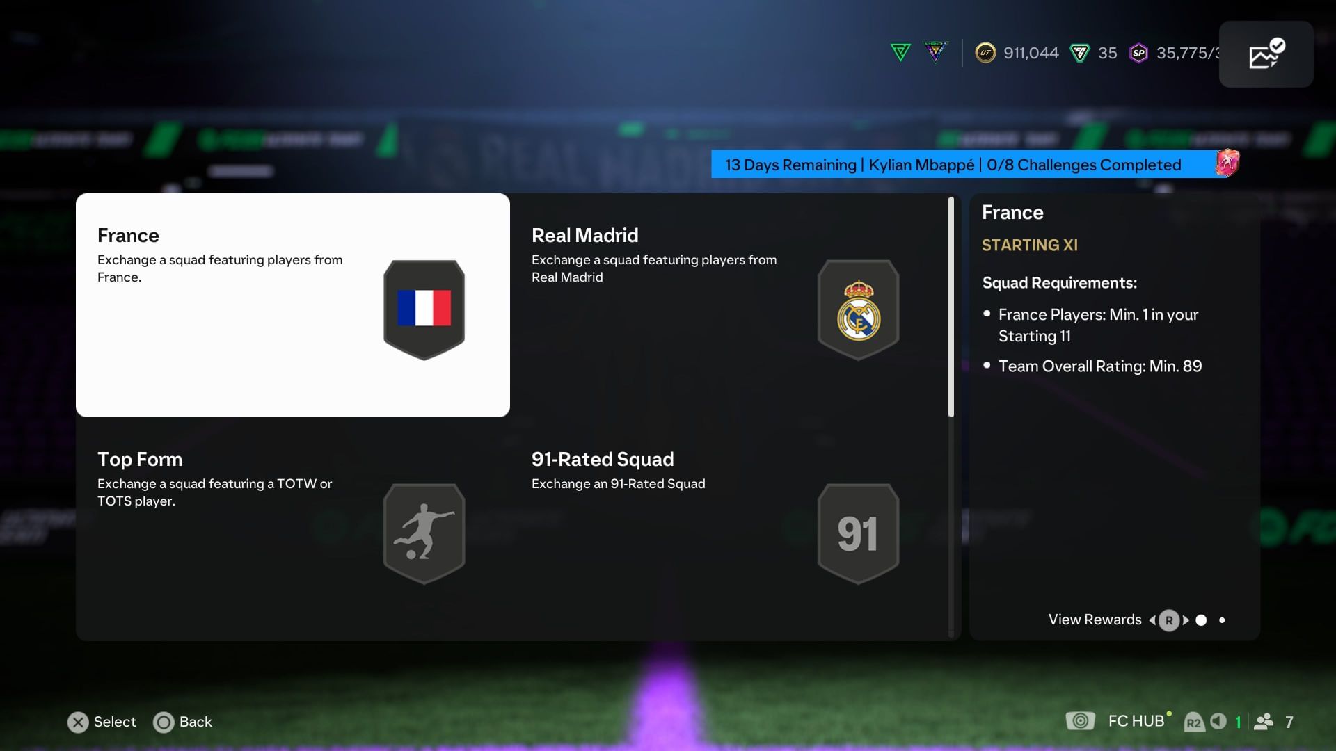 The requirements (Image via EA Sports)