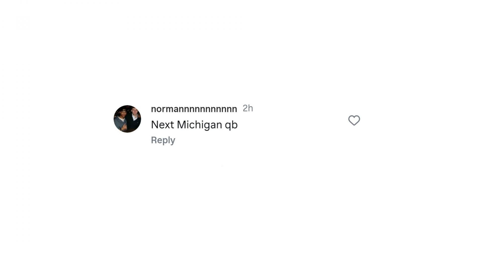 Fans congratulates J.J. McCarthy as ex-Wolverines QB welcomes baby boy