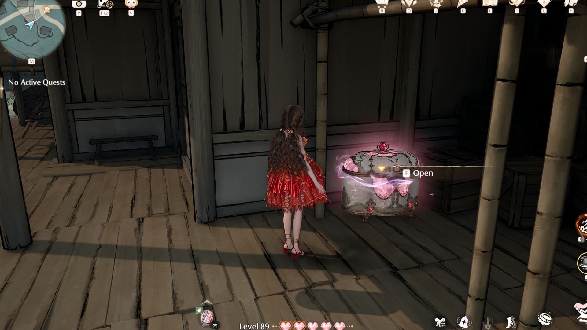 Walk up to the chest and open it (Image via Sportskeeda Gaming/Infold Games)