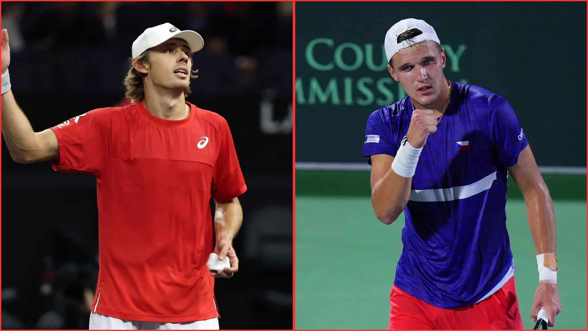 Alex de Minaur (L) Jakub Mensik (R) | Getty
