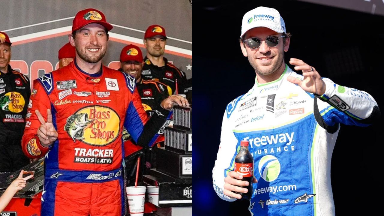 Chase Briscoe (left) and Daniel Suarez (right). Source: IMAGN