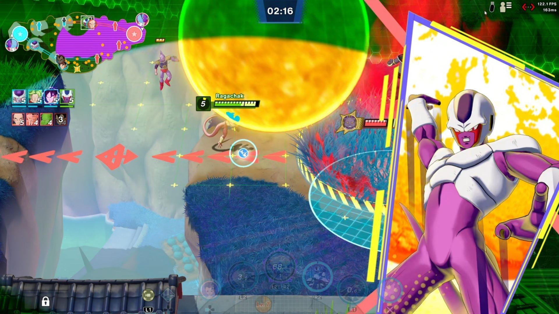 The ultimate attacks really have that Dragon Ball flair to them (Image via Bandai Namco)