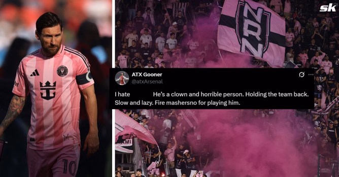 "Him playing 90 mins is a joke", "Holding the team back" - Fans slam Lionel Messi's Inter Miami teammate after Toronto draw
