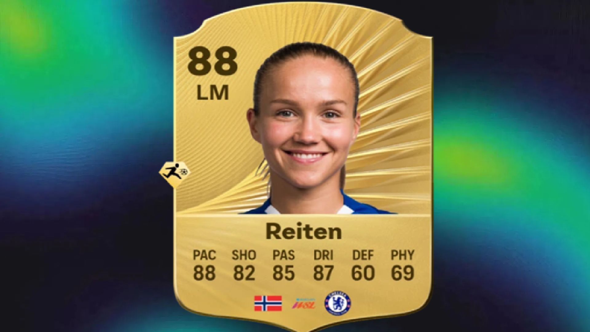 Reiten is the first woman speedster on the list (Image via EA Sports)
