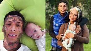 "Has anyone actually done a wellness check?"- Netizens raise concern over Island Boy Flyysoulja using his baby for views