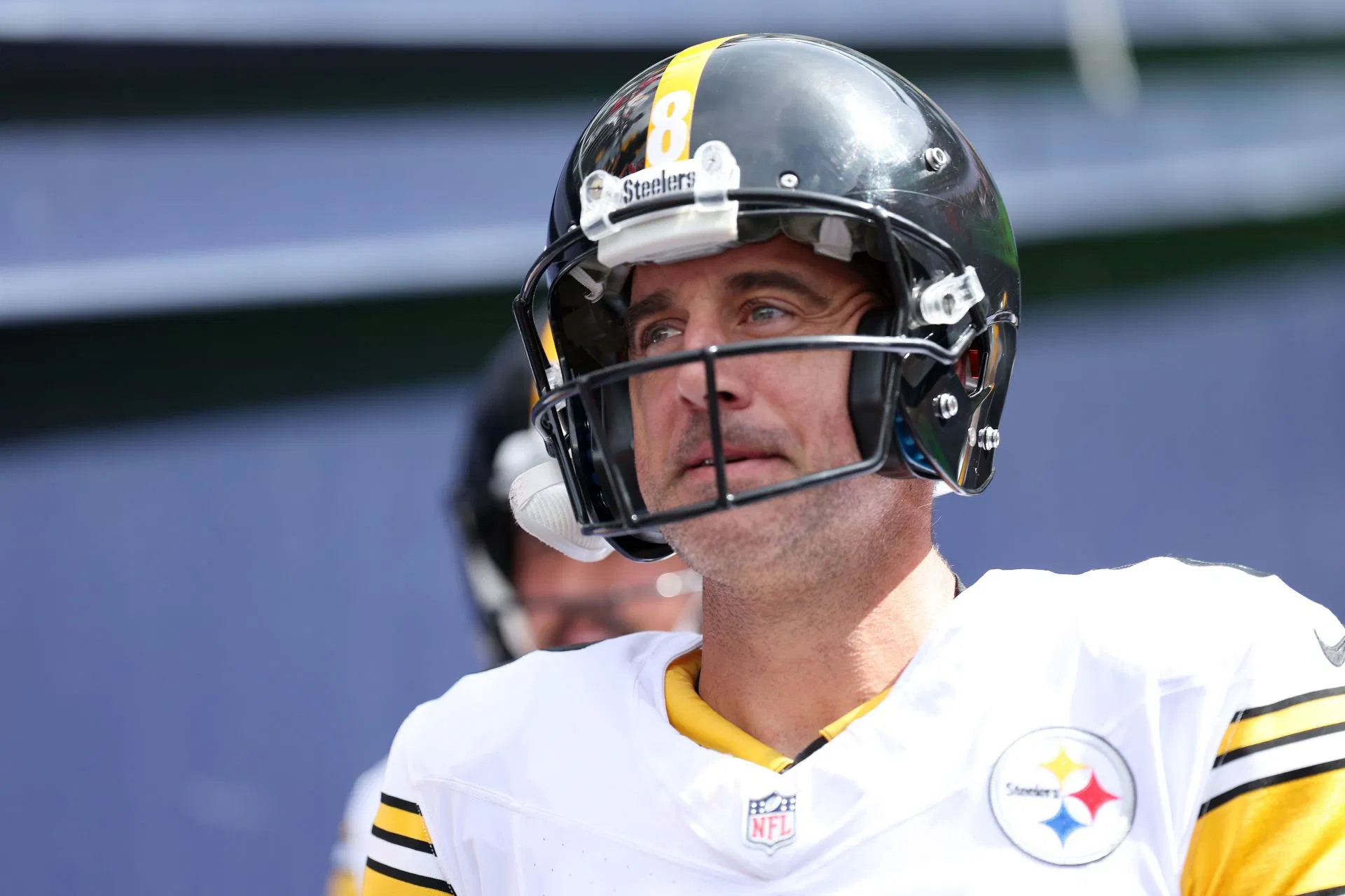 Aaron Rodgers at Pittsburgh Steelers v New England Patriots - Source: Getty