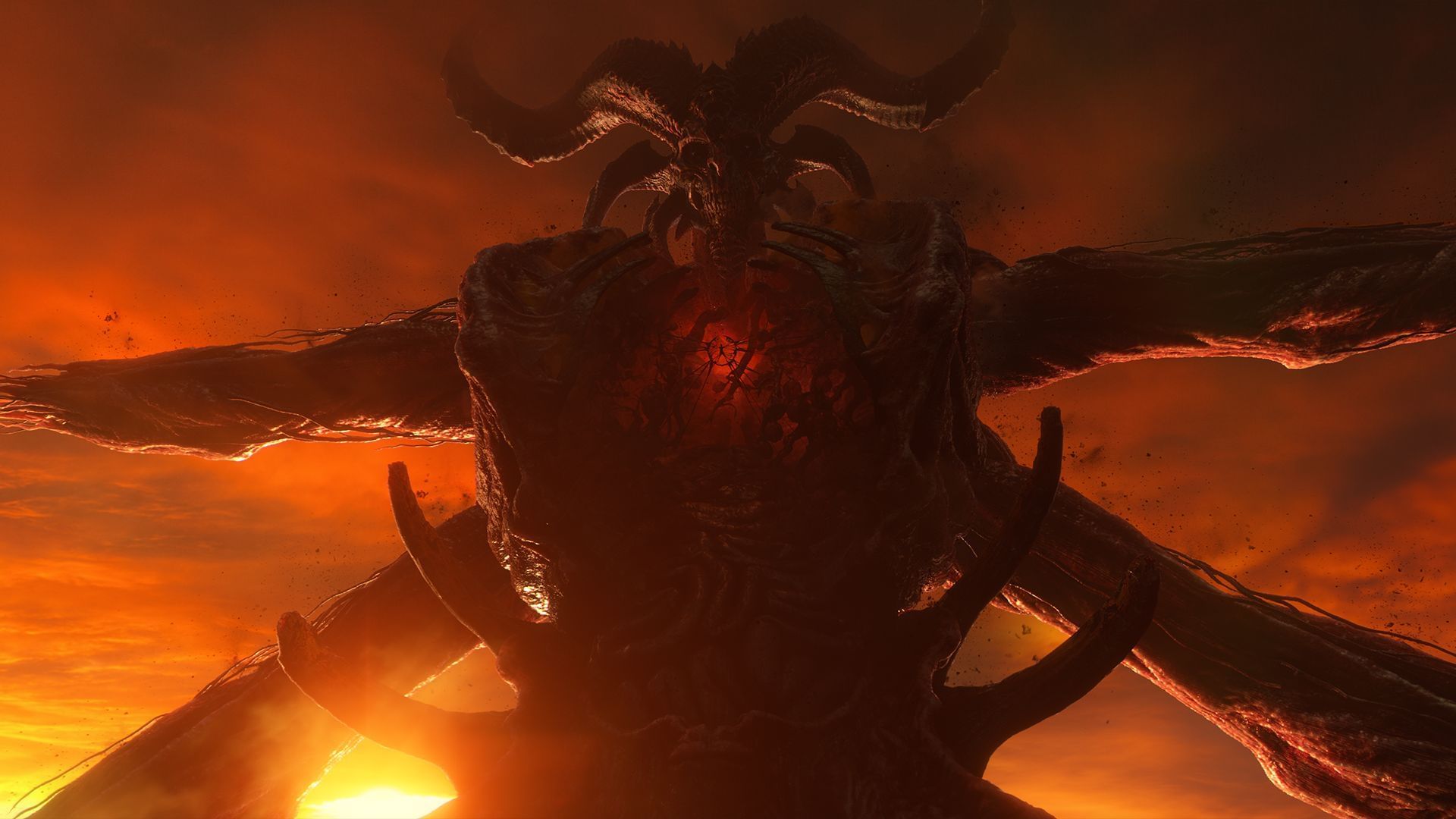Mephisto tries to tuen Neyrelle into his vessel and gateway into Sanctuary (Image via Blizzard Entertainment)