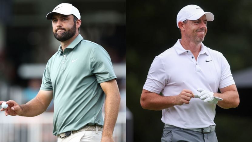 Scottie Scheffler and Rory McIlroy