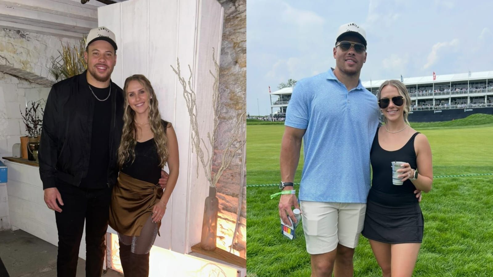 Alex Highsmith and wife Alyssa (Image credit: Instagram/@alyssamarie555)