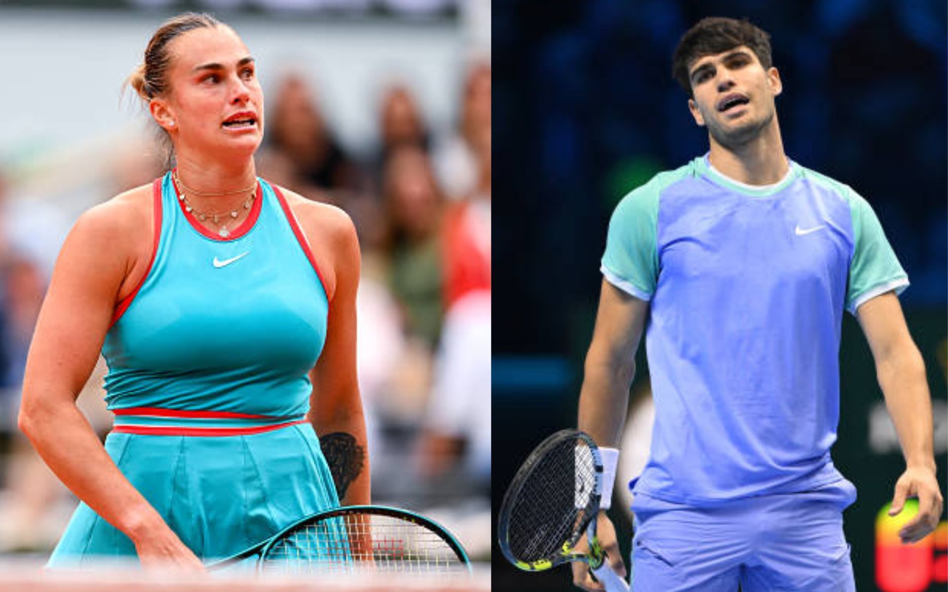 Aryna Sabalenka and Carlos Alcaraz - Image Source: Getty