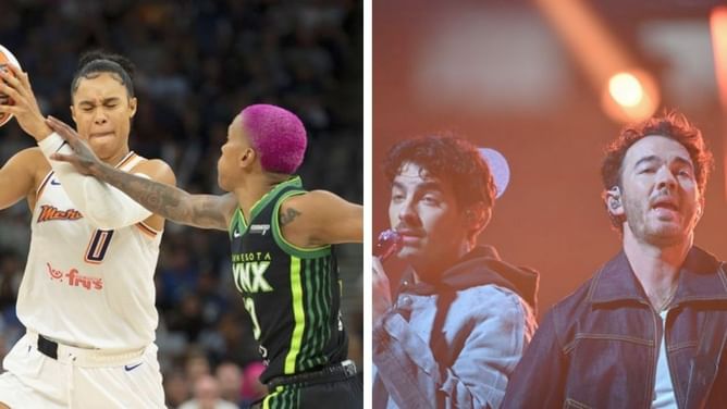 "They can go karaoke elsewhere" - WNBA fans react to Jonas Brothers concert in Phoenix gets rescheduled for major Mercury playoff game