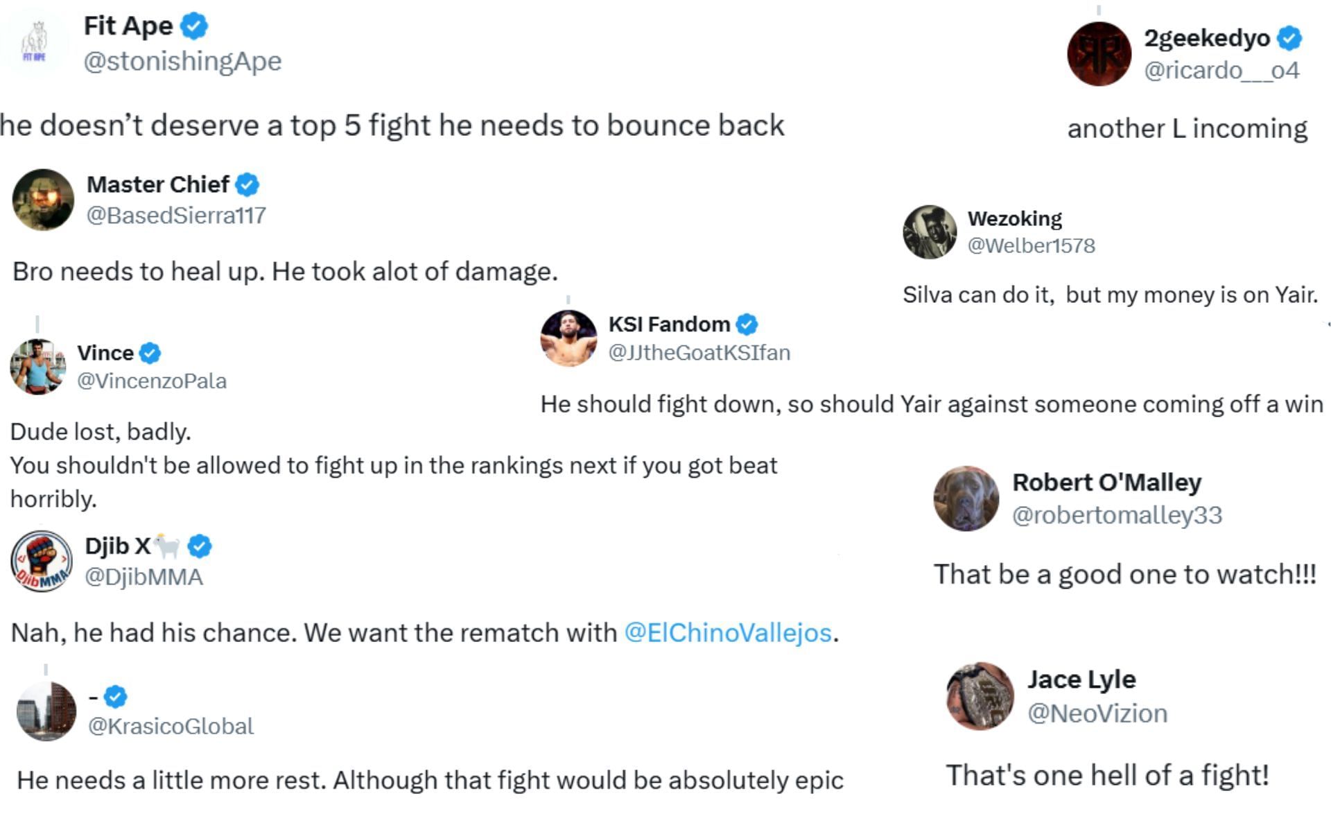 Fan reactions [Screenshots courtesy: @Home_of_Fight on X]