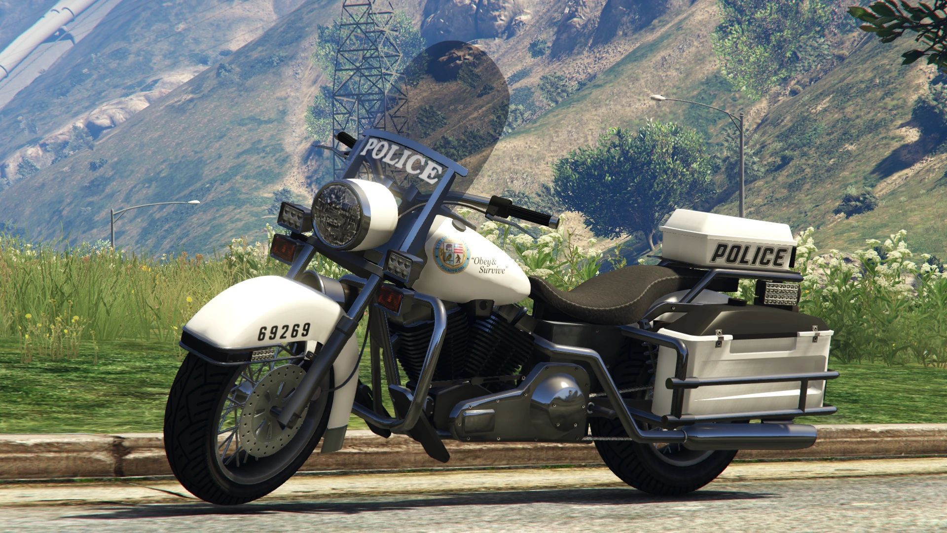 Police bike can be purchased from warstock website (Image via Rockstar Games // GTA Wiki)