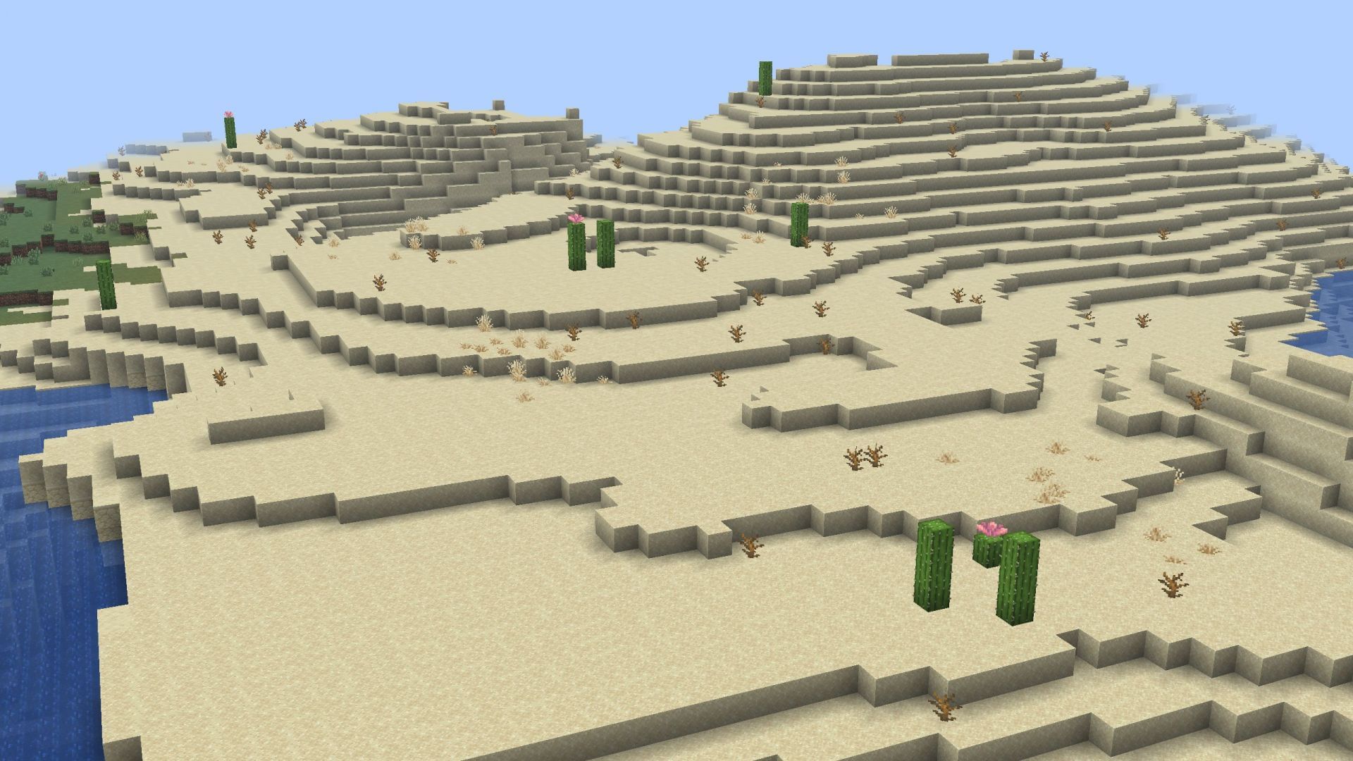 Desert is one of the worst biomes to live in Minecraft (Image via Sportskeeda Gaming || Mojang Studios)