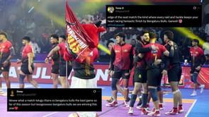 "Edge of the seat match" - Fans celebrate as Bengaluru Bulls clinch thrilling victory over Telugu Titans in Pro Kabaddi 2025