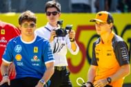 Charles Leclerc and Oscar Piastri at the Italian Grand Prix - Source: Getty