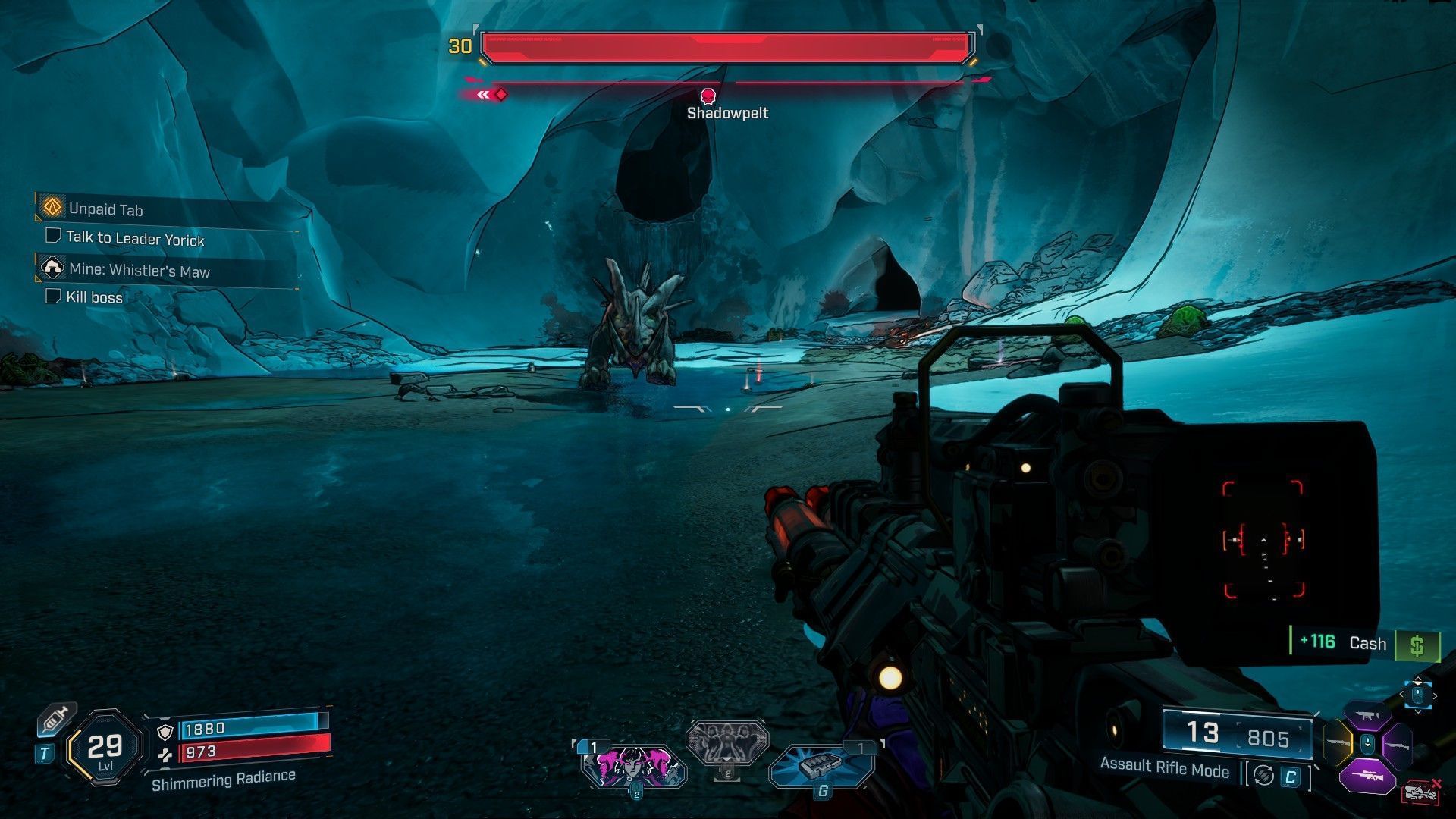 Shadowpelt is a very challenging boss (Image via 2K)