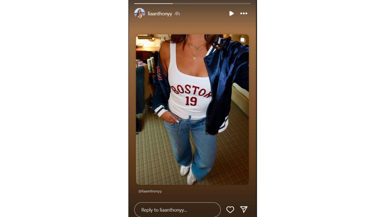 Lia Anthony&#039;s Instagram story