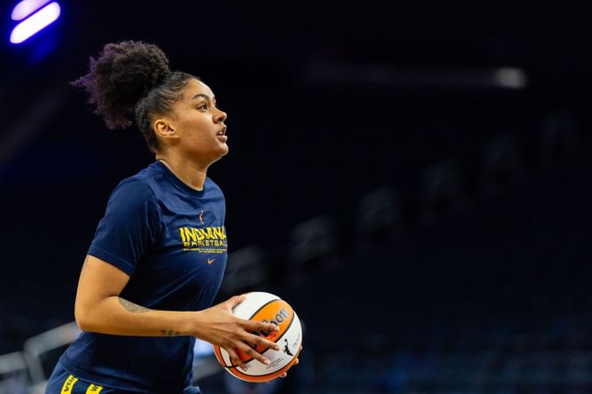"Was she KO’d by Thanos??" - Fever fans frustrated as Damiris Dantas remains sidelined for elimination Game 5 vs Aces