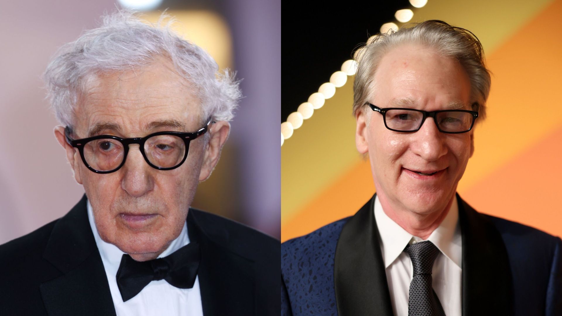 Woody Allen, Bill Maher (Images via Getty)