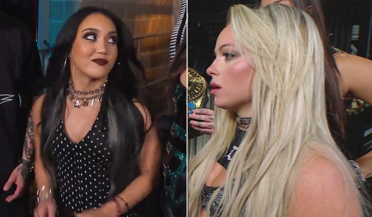 Liv Morgan is part of the Judgment Day faction. [Image credits: WWE.com &amp; X]