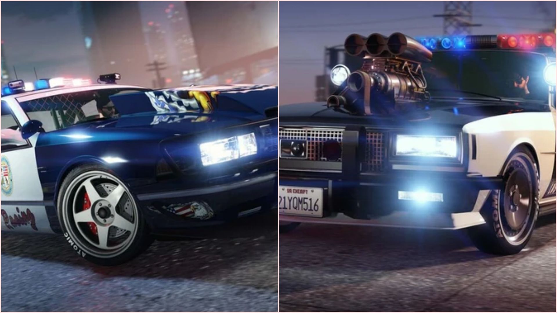 Both the Impaler Cruisers are quite close to each other in terms of performance, but look vastly different (Image via Rockstar Games // GTA Wiki)