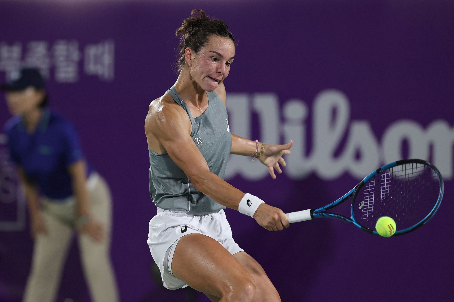 Lois Boisson at the Korea Open 2025. (Photo: Getty)