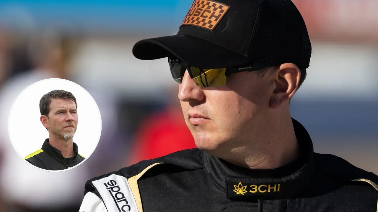 Kyle Busch calls Jason Ratcliff one of the best crew chiefs of his career. Images via Imagn.