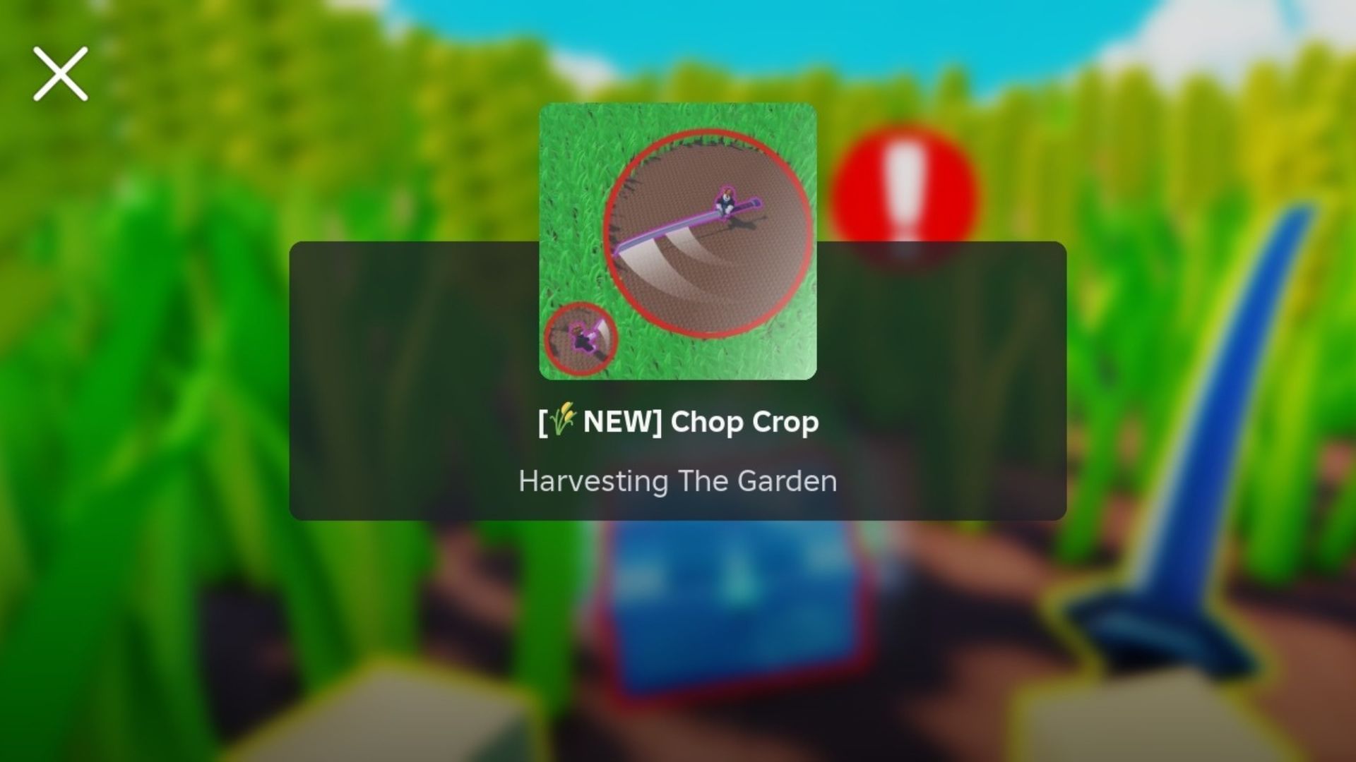 Chop Chop game Roblox (Image via Roblox)