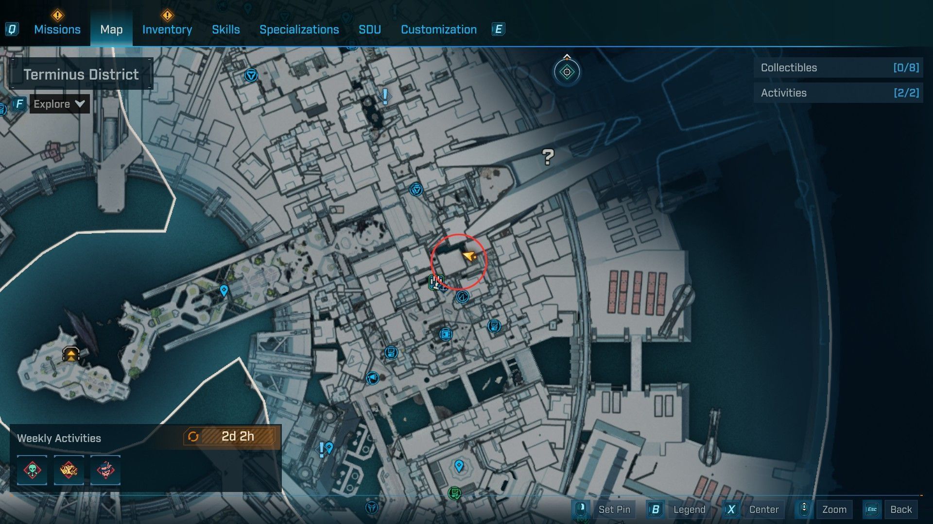 Head inside the marked building (Image via 2K)