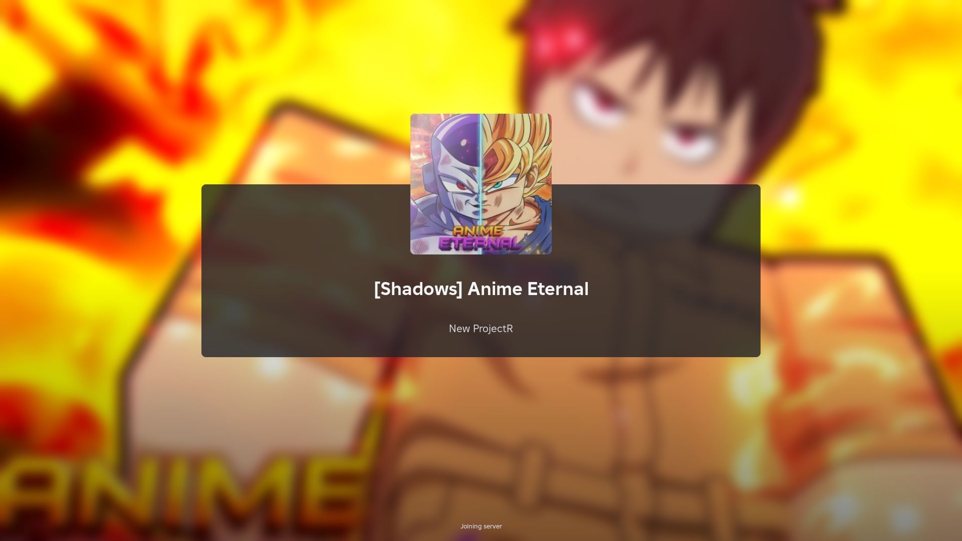 Roblox Anime Eternal