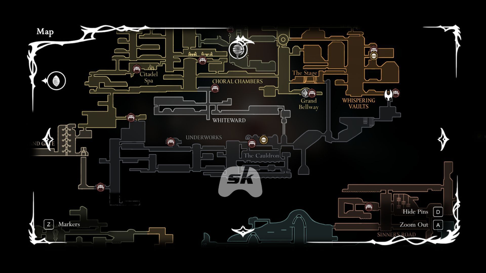 Location for the Bell Beast sequence in Hollow Knight Silksong (Image via Sporskeeda Gaming || Team Cherry)