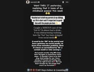 Marcus Jordan's Instagram story from July