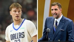 "Can't wait for Mavs to trade him" - NBA fans react as Cooper Flagg’s first meeting with Dirk Nowitzki turns awkward