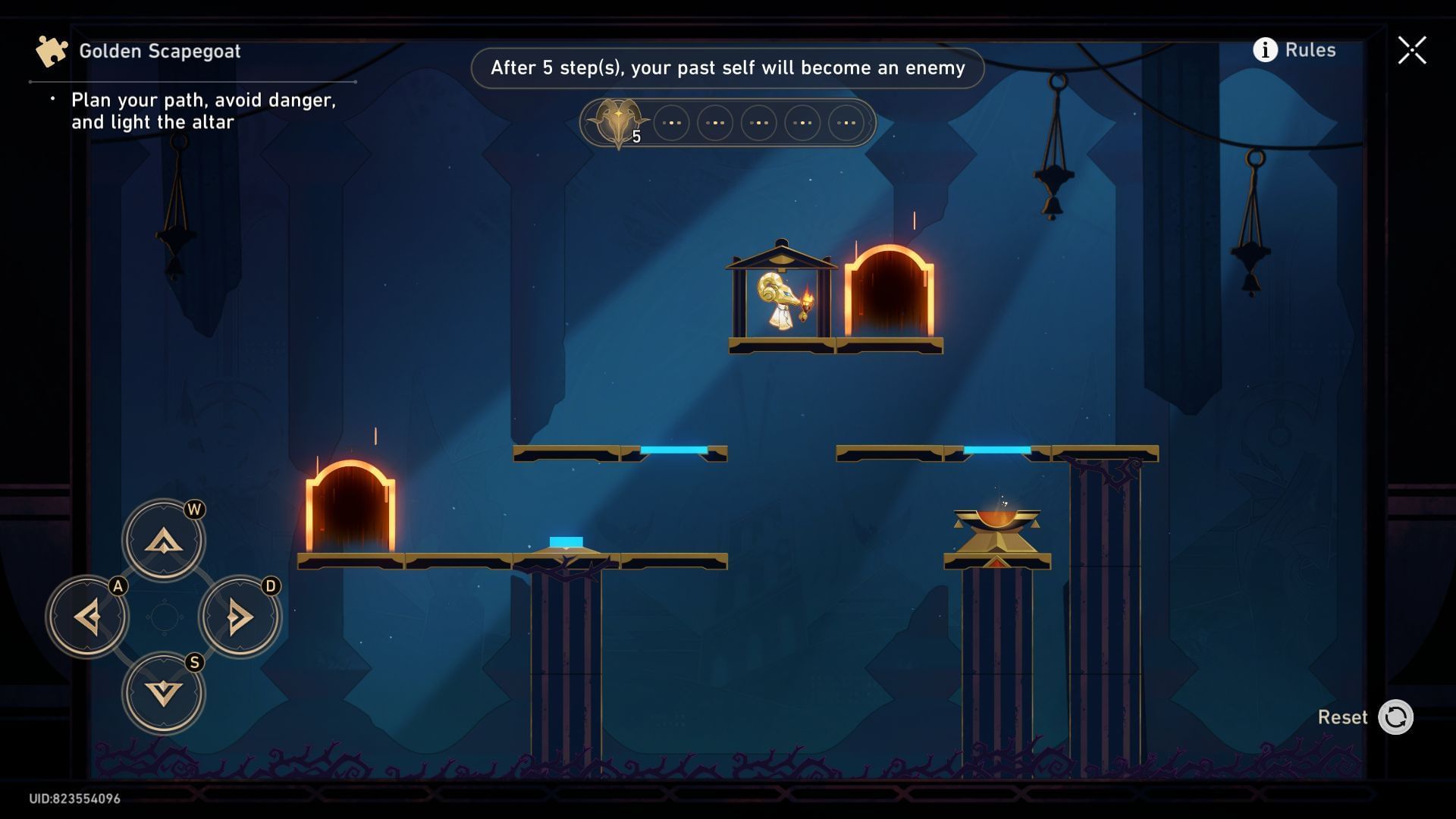 Second puzzle solution (Image via Sportskeeda Gaming || HoYoverse)