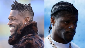 Antonio Brown throws shade at Lamar Jackson after Ravens QB shoves Bills fan during SNF loss