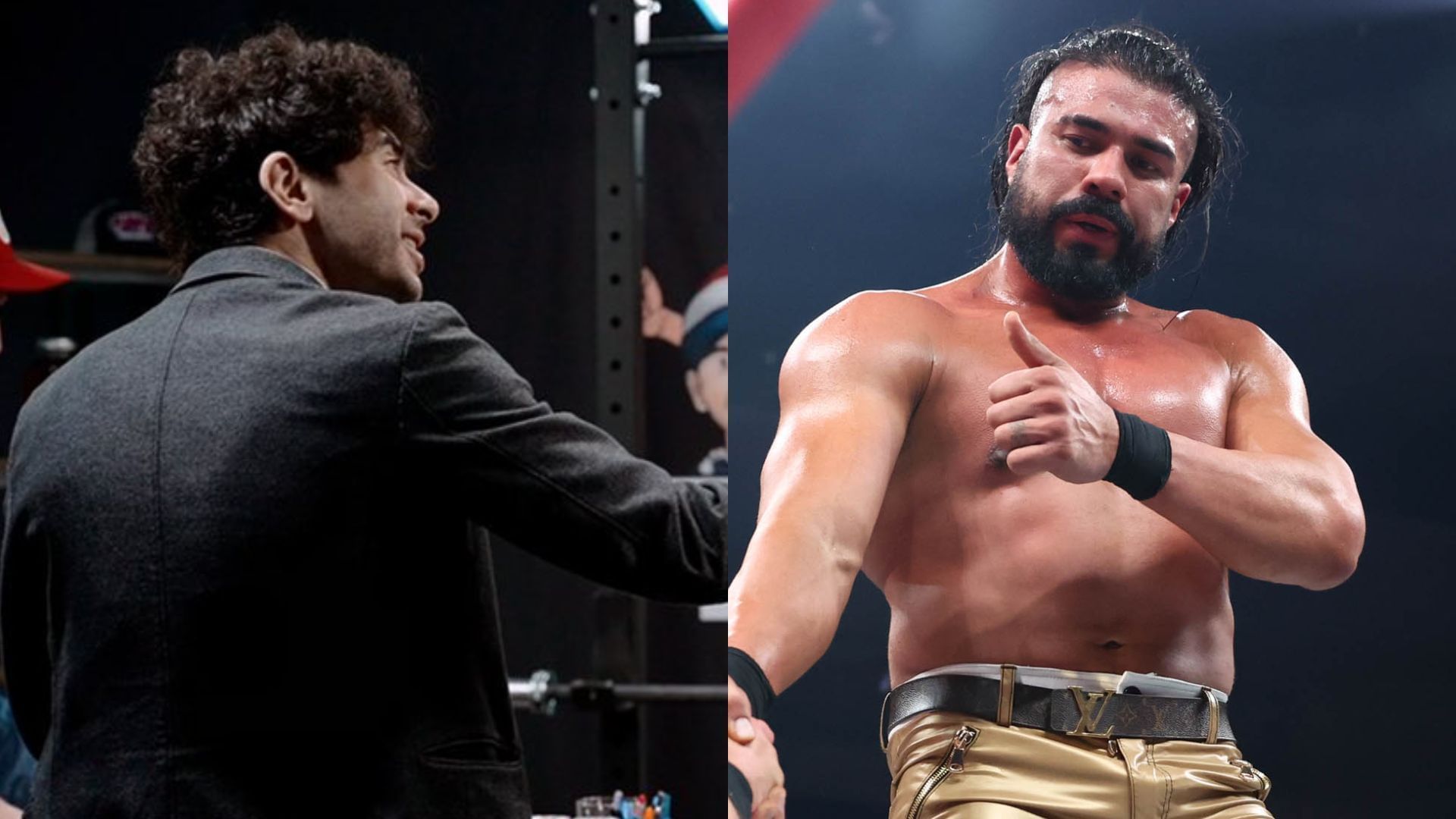 Andrade was recently released from WWE [photos: AEW Official Website and X Account]