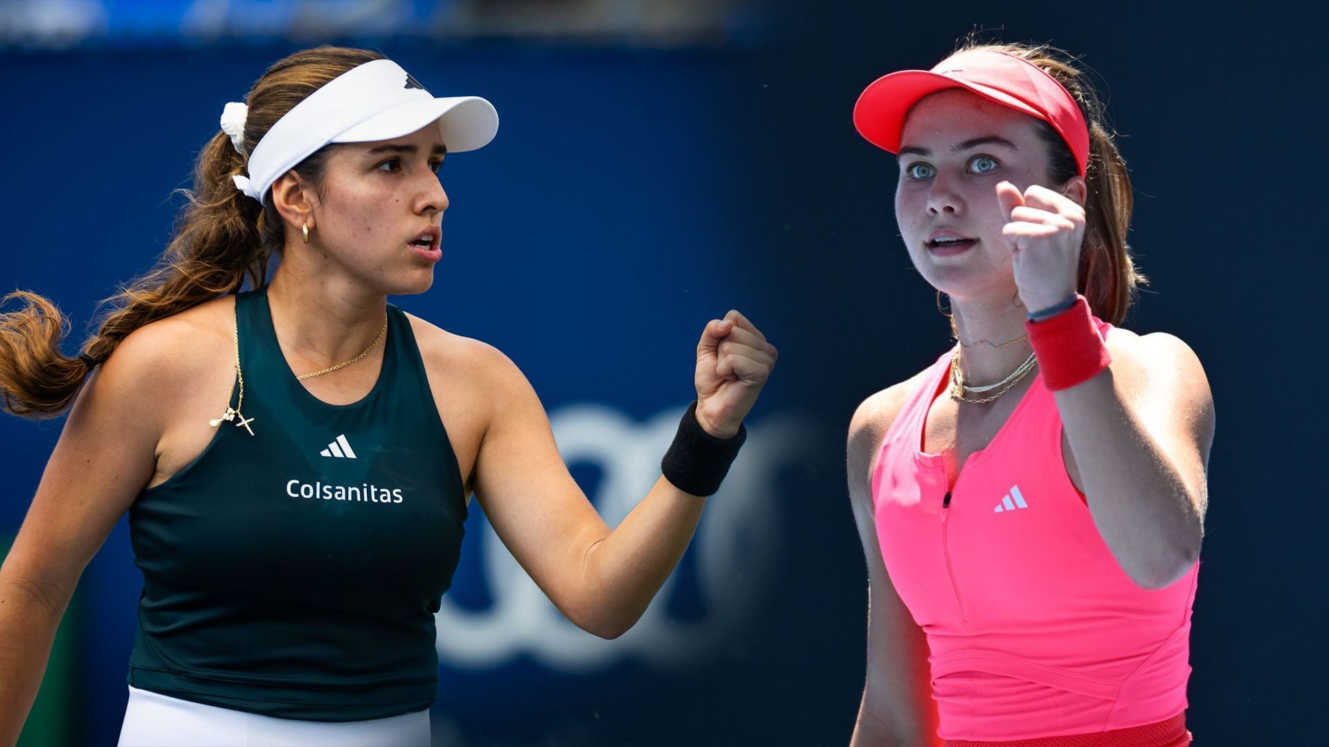 Camila Osorio vs Iva Jovic is one of the second-round matches at the Guadalajara Open 2025. (Photos: Getty)