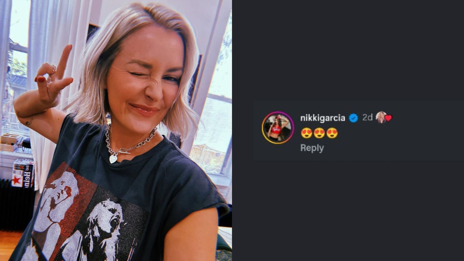 Bella&#039;s comment on Paquette&#039;s post [Image via Renee&#039;s Instagram]