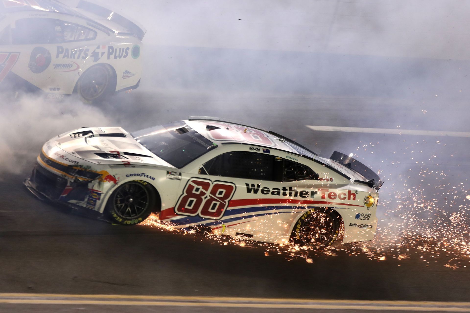 Shane Van Gisbergen (88) during Duel 2 at Daytona International Speedway. Source: Getty