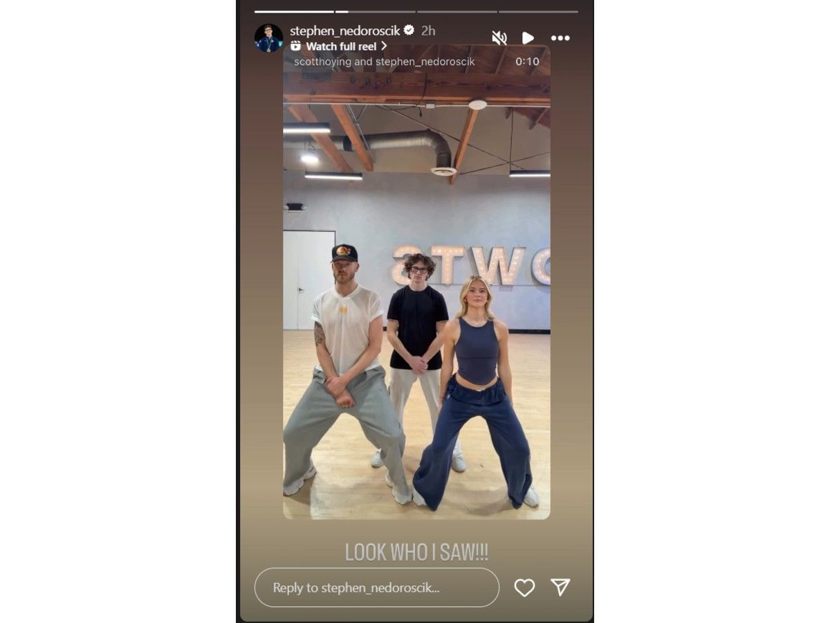 Nedoroscik&#039;s Instagram story