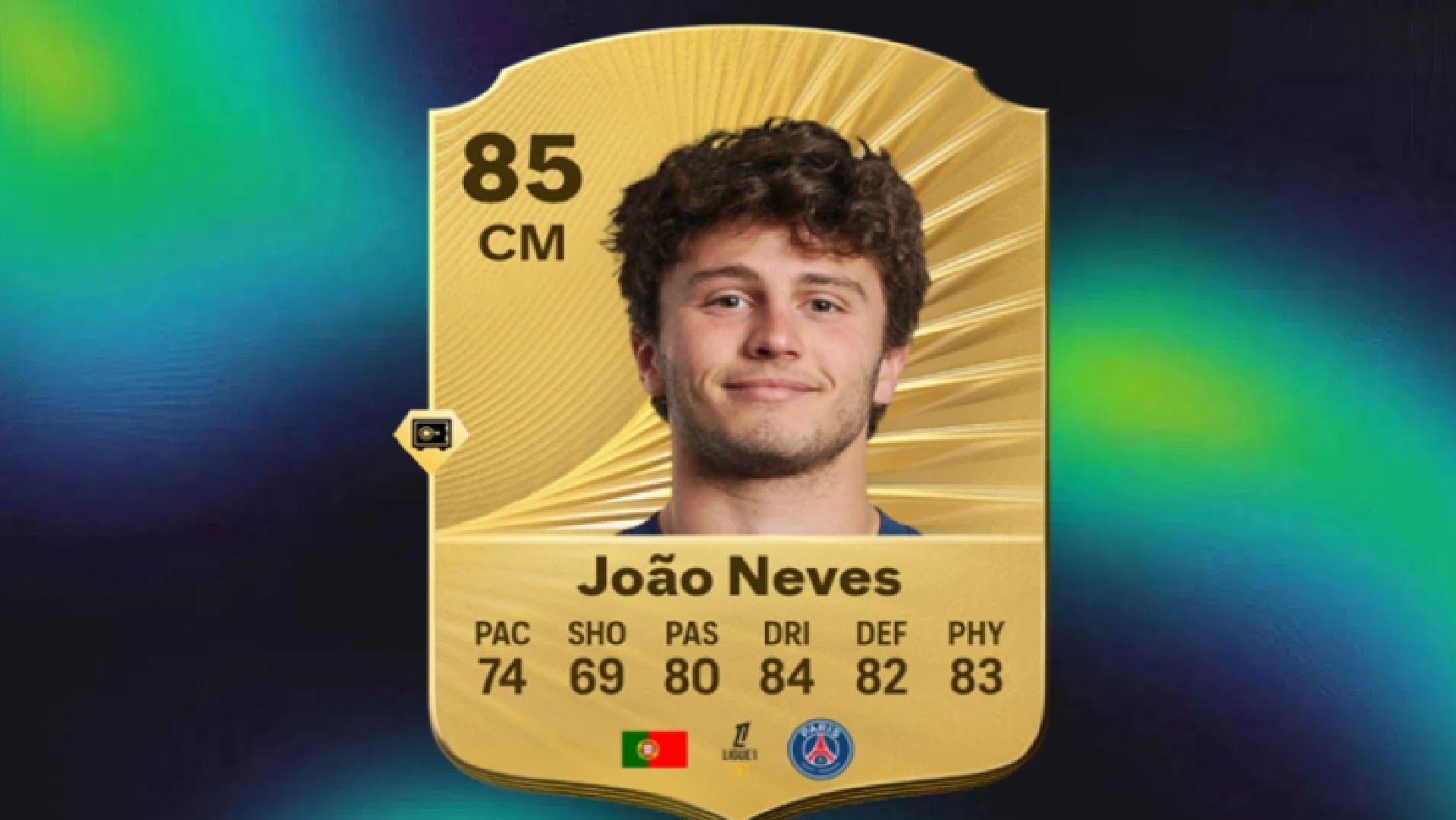 Joao Neves is a crucial part of the current Portugal national men&#039;s team (Image via EA Sports)