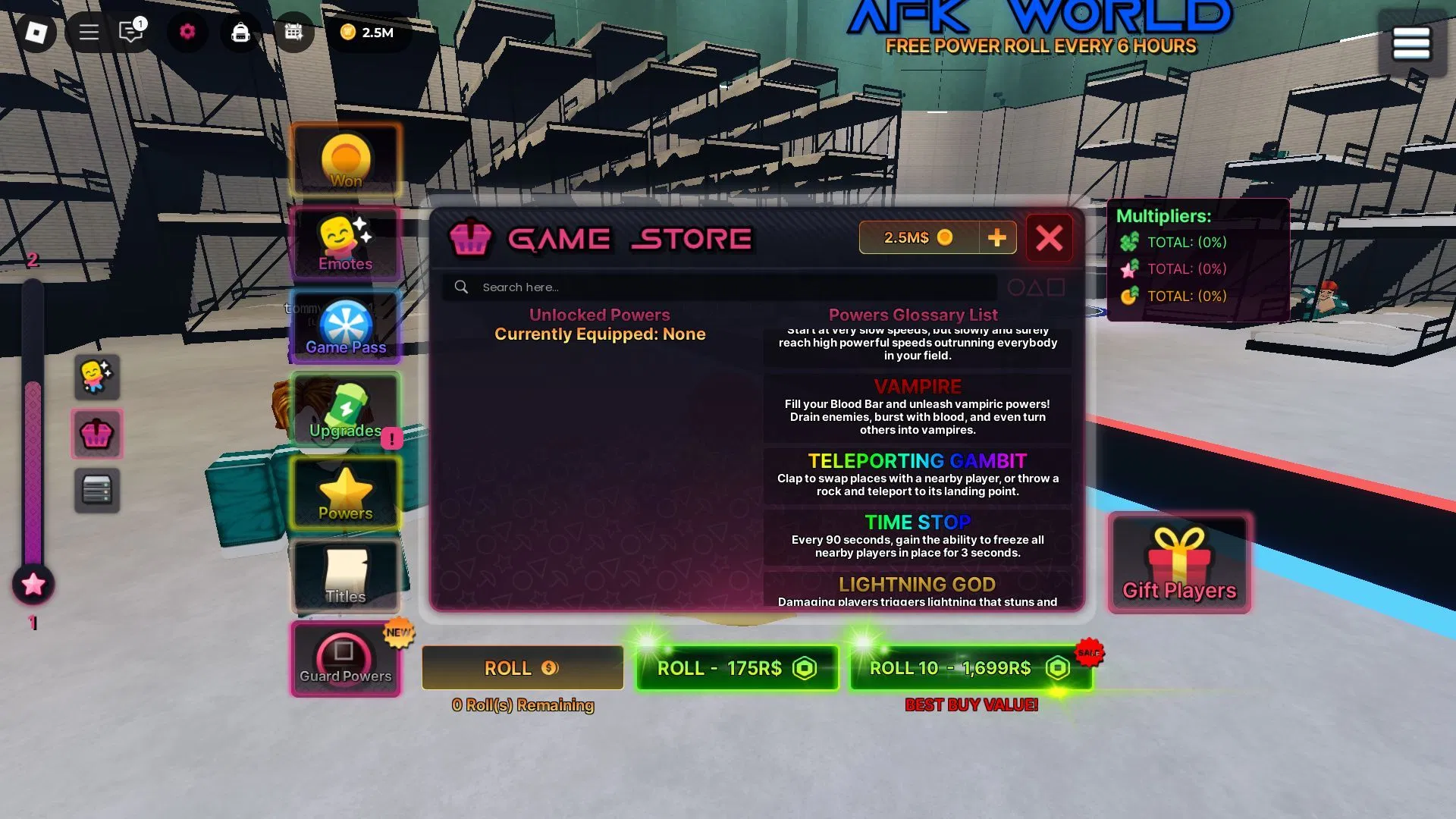 The Vampire Power (Image via Roblox)