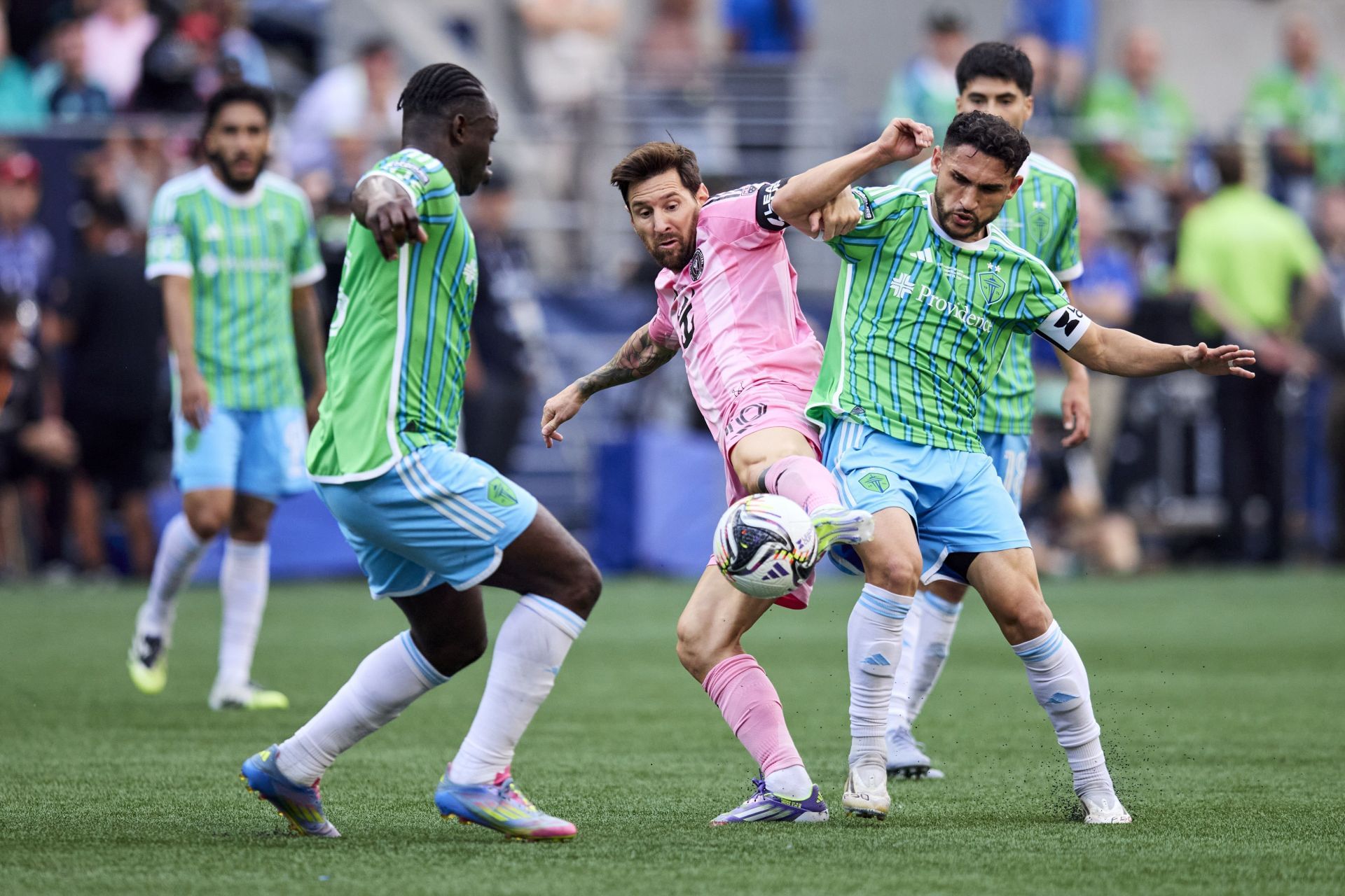 Seattle Sounders v Inter Miami CF - Leagues Cup Final - Source: Getty