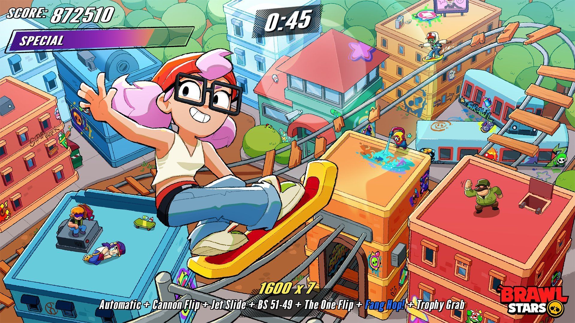 Collect as many Rails as possible to make the most of the Subway Surfer collaboration (Image via Supercell)