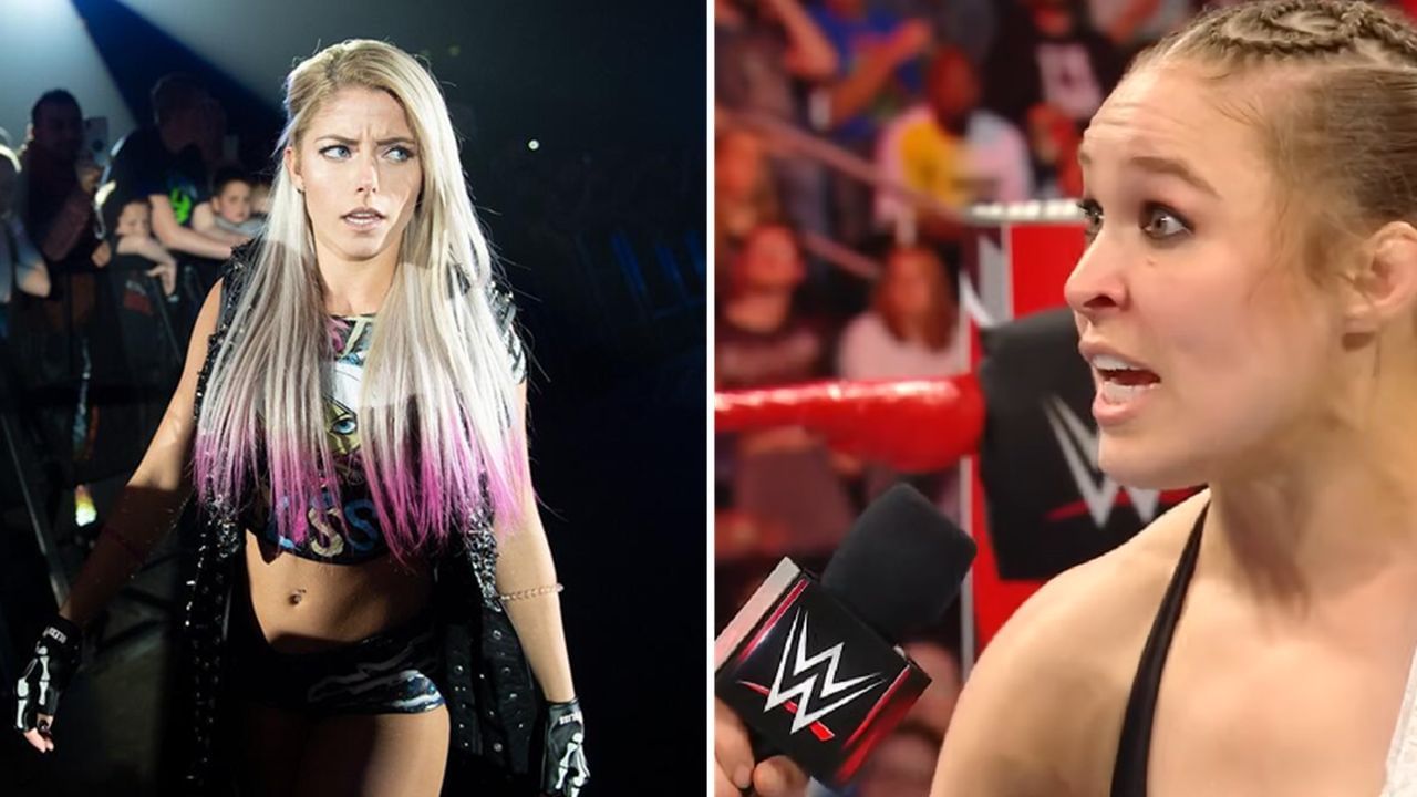 Alexa Bliss and Rousey (via WWE