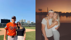 Gunnar Henderson's fiancee, Katherine Lee, drops 1-word reaction to Jackson Holliday's wife showing off her summer glow in beige tank