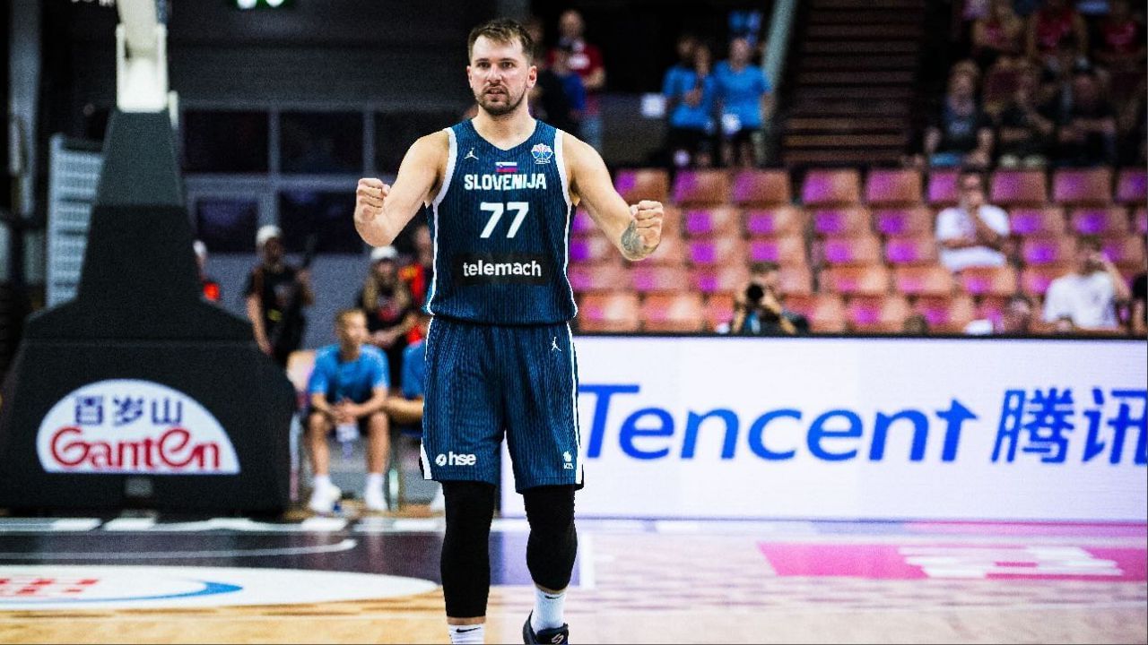 Luka Doncic reveals hilarious reason for skipping Slovenian national anthem before game vs Israel. (Image Source: @lukadoncic/IG)