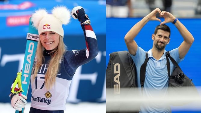 Lindsey Vonn reacts to Novak Djokovic's message after losing to Carlos Alcaraz at the US Open